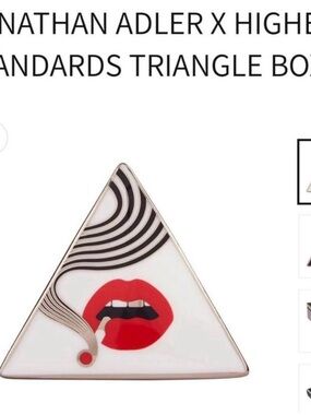 Jonathan Adler Higher Standards “Full Dose” Triangle Box